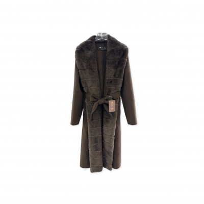 LORO PIANA MINK FUR COLLAR CASHMERE COAT LORO PIANA MINK FUR COLLAR CASHMERE COAT